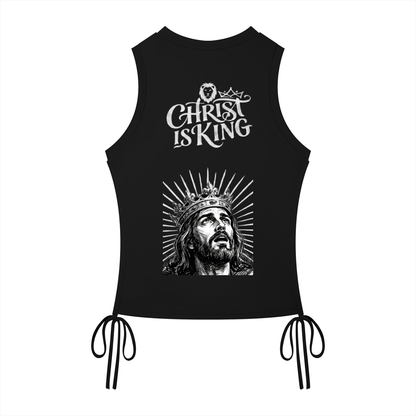 Women’s Christ is King Drawstring Tank Top