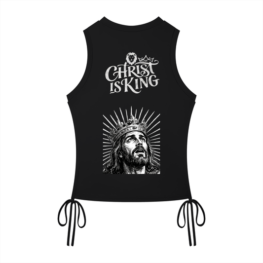 Women’s Christ is King Drawstring Tank Top